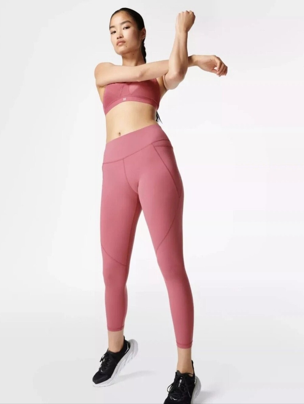 NWOT- Sweaty Betty Power 7/8 High-Waist Dahlia Pink Leggings Women's Size 6